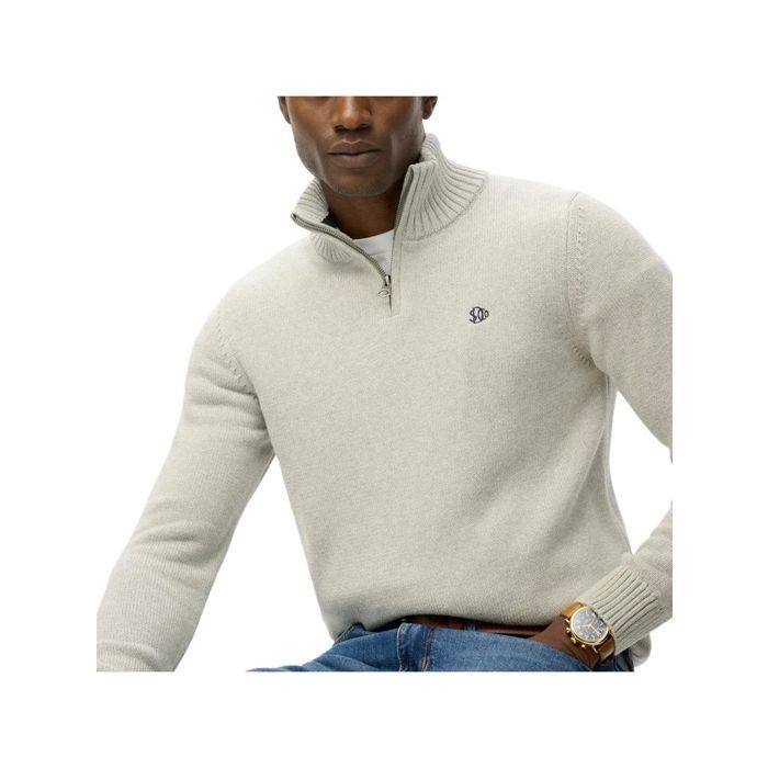 Jersey de camionero Superdry para hombre, color blanco, de algodón.