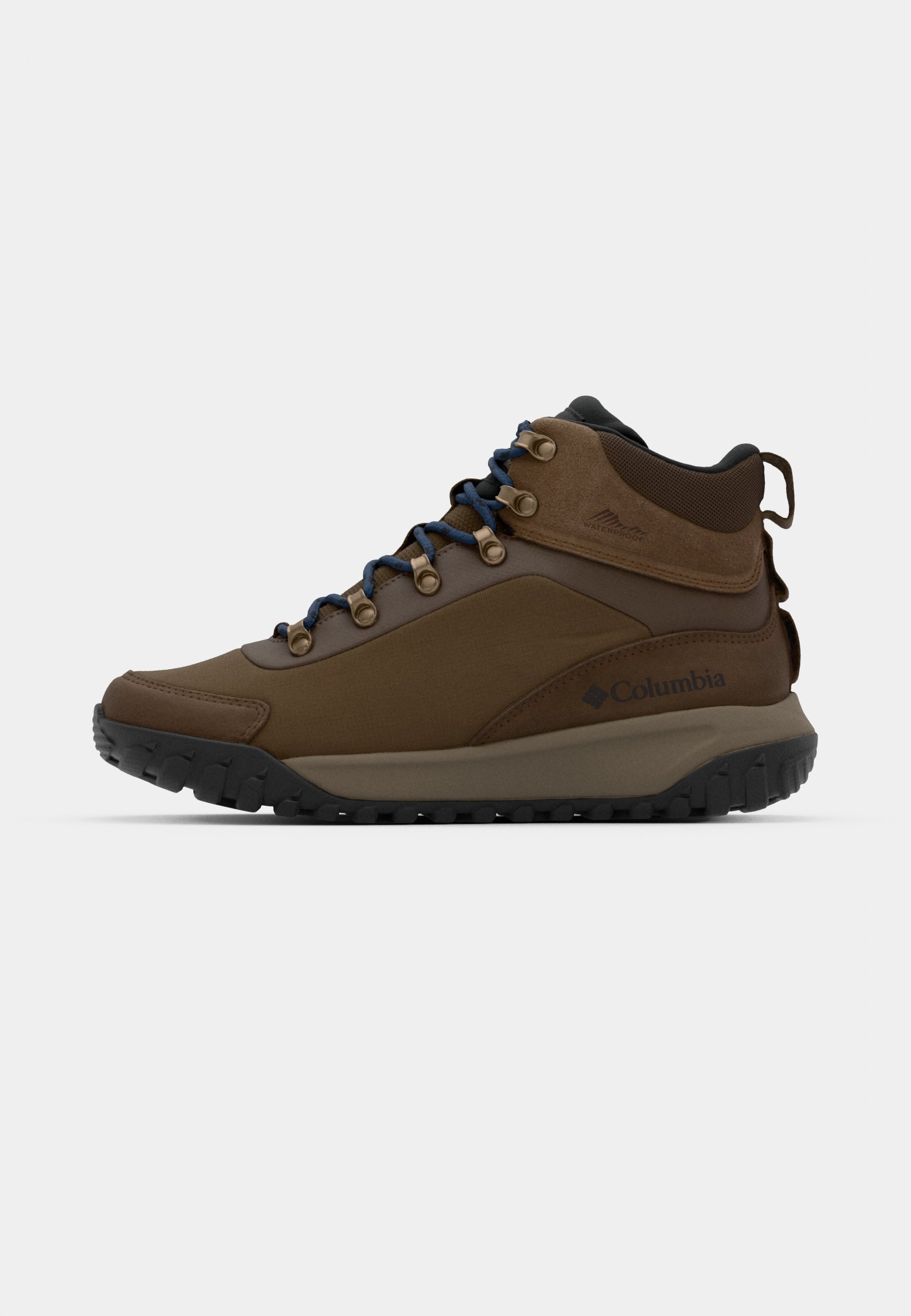 Chaussures de randonnée imperméables Columbia BURNSIDER - marron foncé/marron foncé