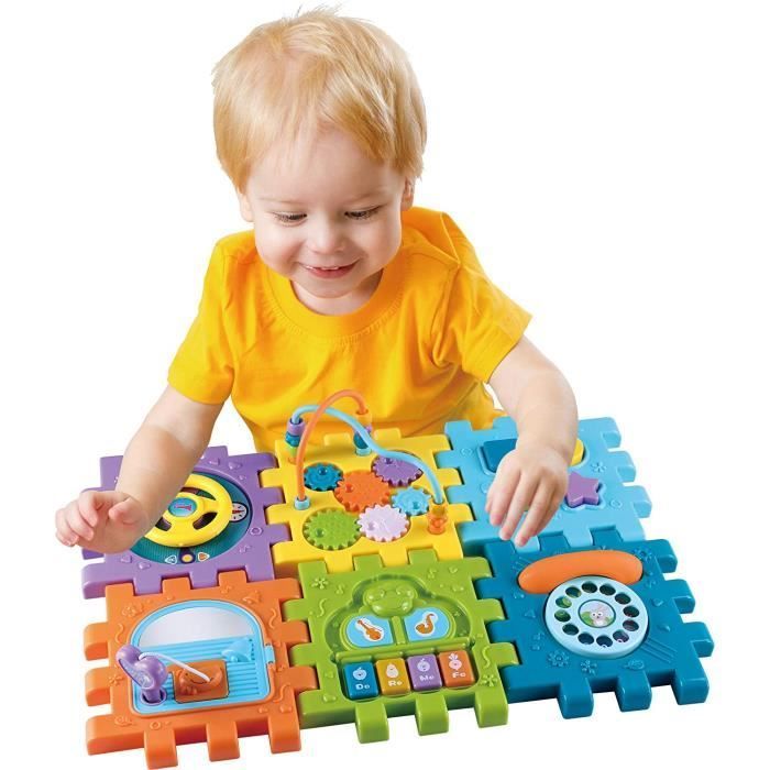 Early Learning Toy - 6-in-1 Activity Cube - Green - Musical and Light-Up - 12 Months and Up