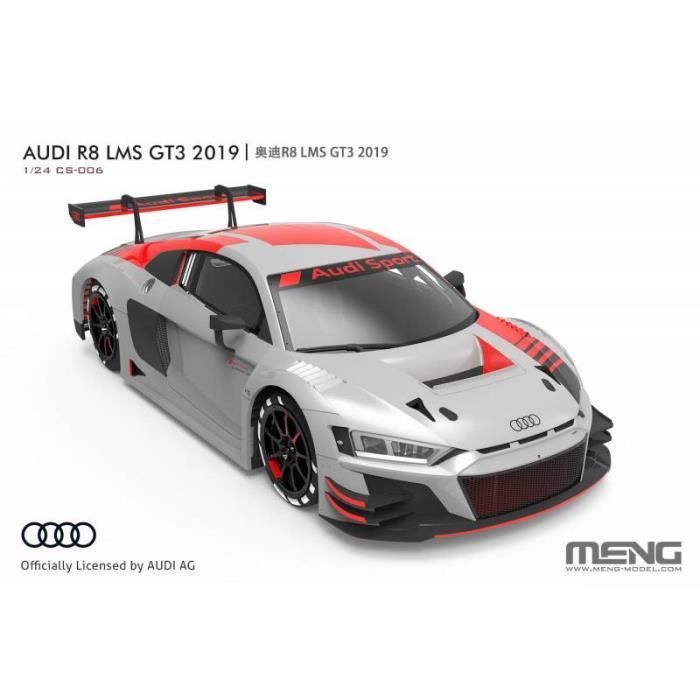 MENG - Maquette Voiture Audi R8 Lms Gt3 2019 |meng|cs-006| 1:24 Maquette Char Promo - Ref : 14519