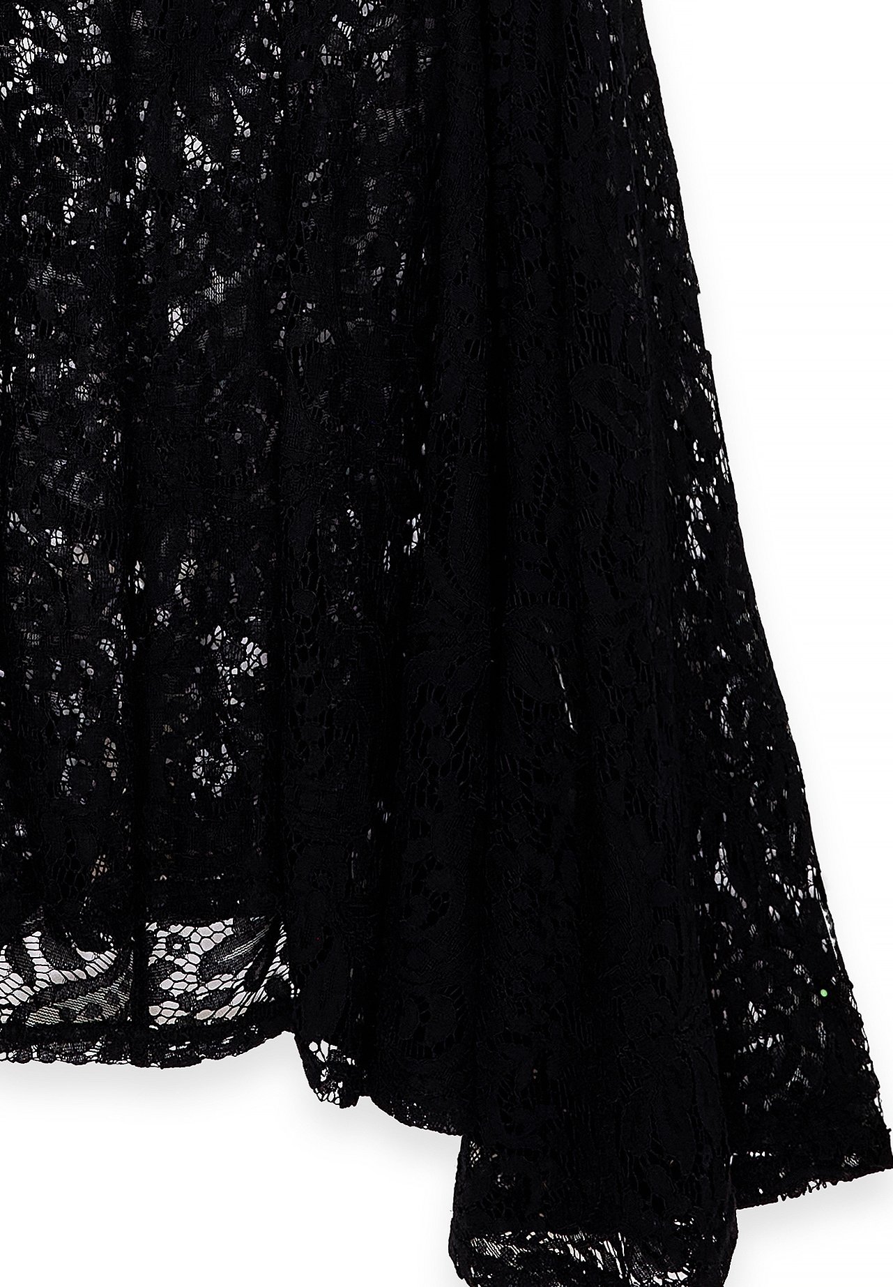 NA-KD Maxi-jurk met open rug - zwart