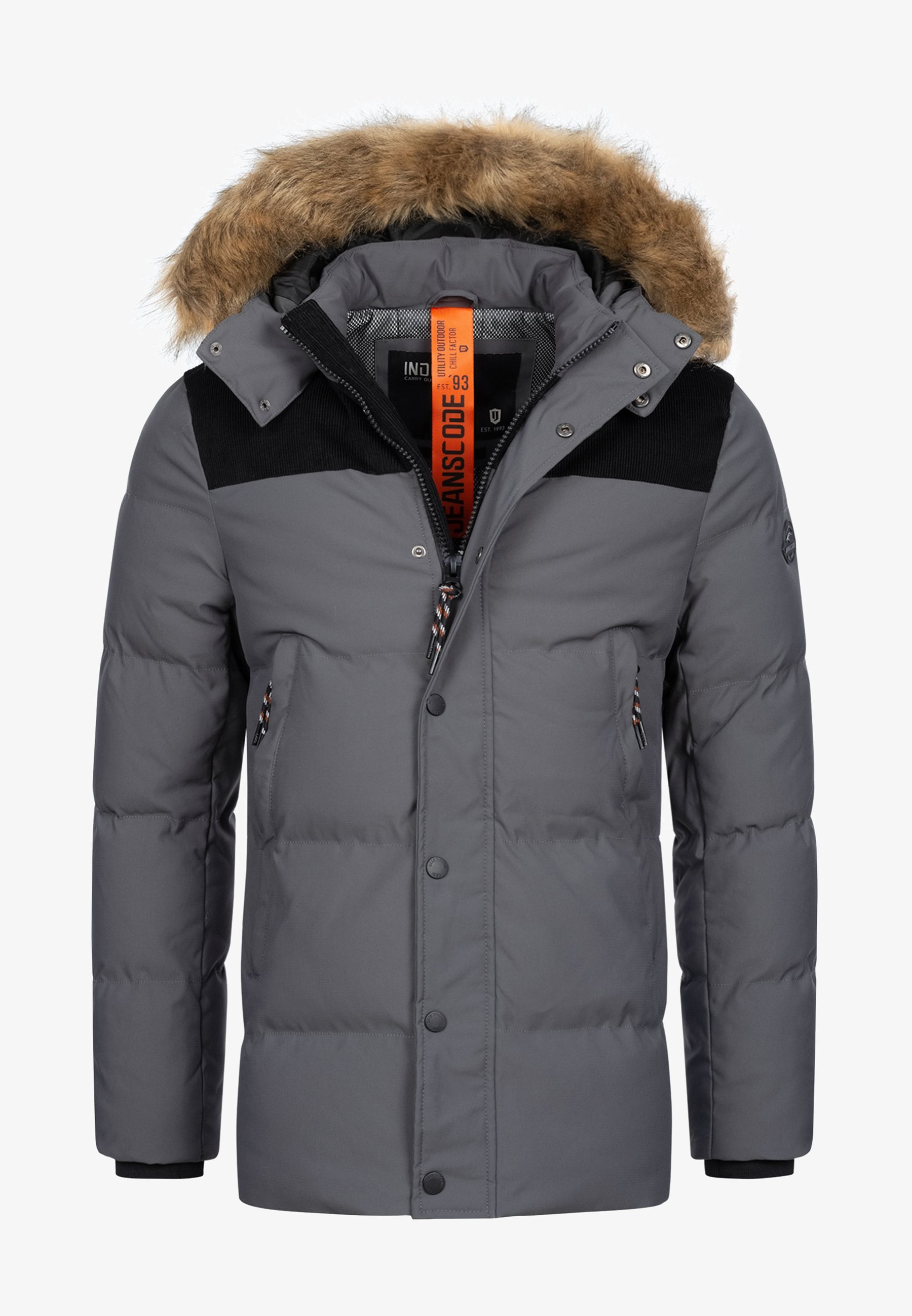 INDICODE JEANS HEXYL - Cappotto invernale - grigio scuro