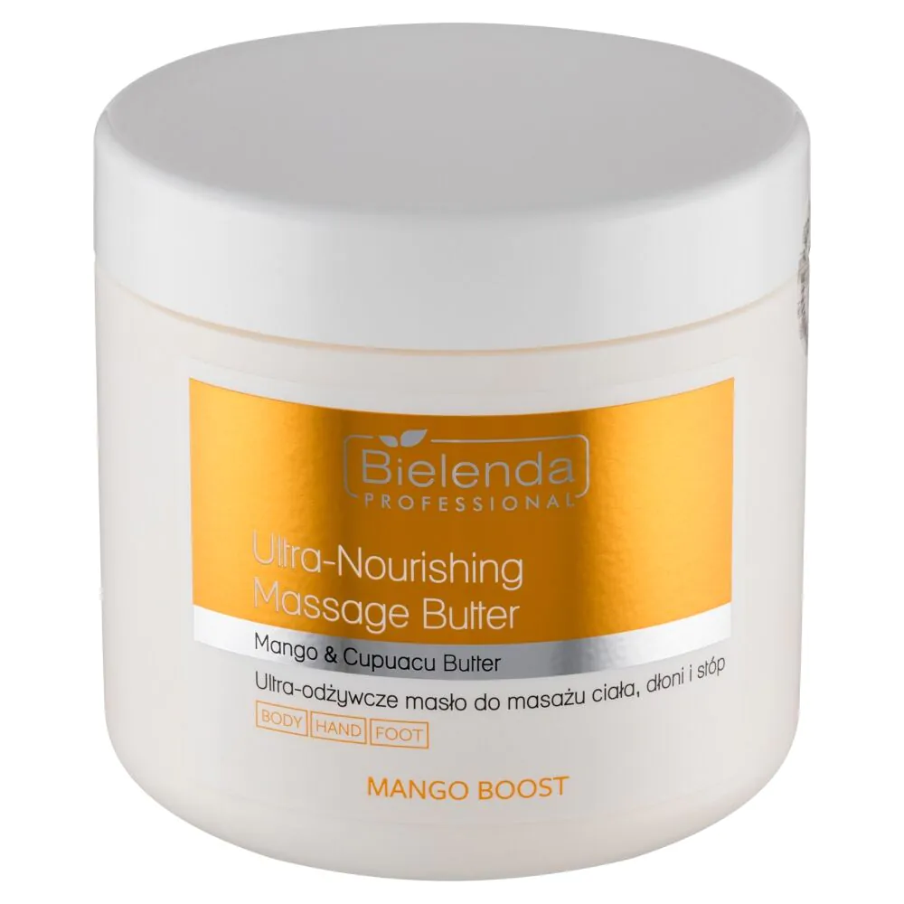 Bielenda Professional Mango Boost Odżywcze masło do masażu ciała, dłoni i stóp