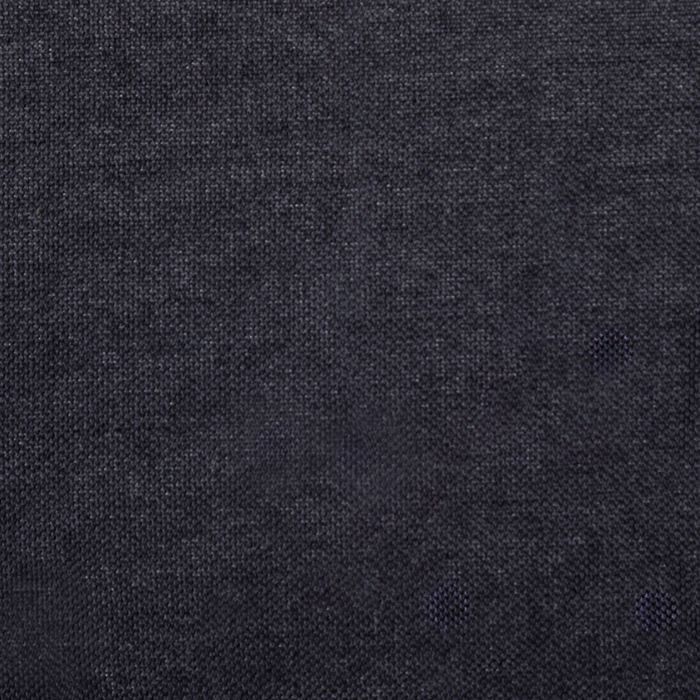 QUIMPER gestoffeerde bedbodem 140 x 190 cm, houten frame en zwarte stoffen bekleding, bedframe met poten