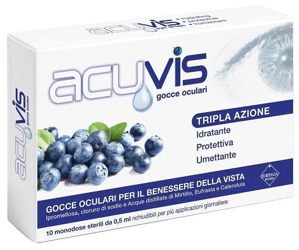 ACUVIS Colírio Acuvis 10 ml 0,5 ml sem conservantes