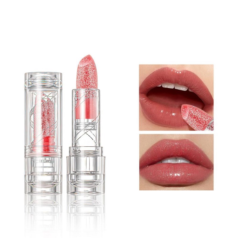 Balsamo labbra idratante, gusti volumizzanti, trucco che cambia colore, cura delle labbra, cosmetici, glitter, nutrimento per le labbra, balsamo labbra rosa