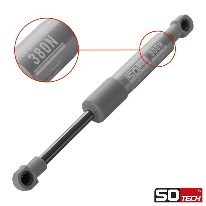 SOTECH 1 pièce Amortisseur à gaz 380 N Ressorts de compression Pièce de rechange pour KESSEBÖHMER Lift-o-Mat
