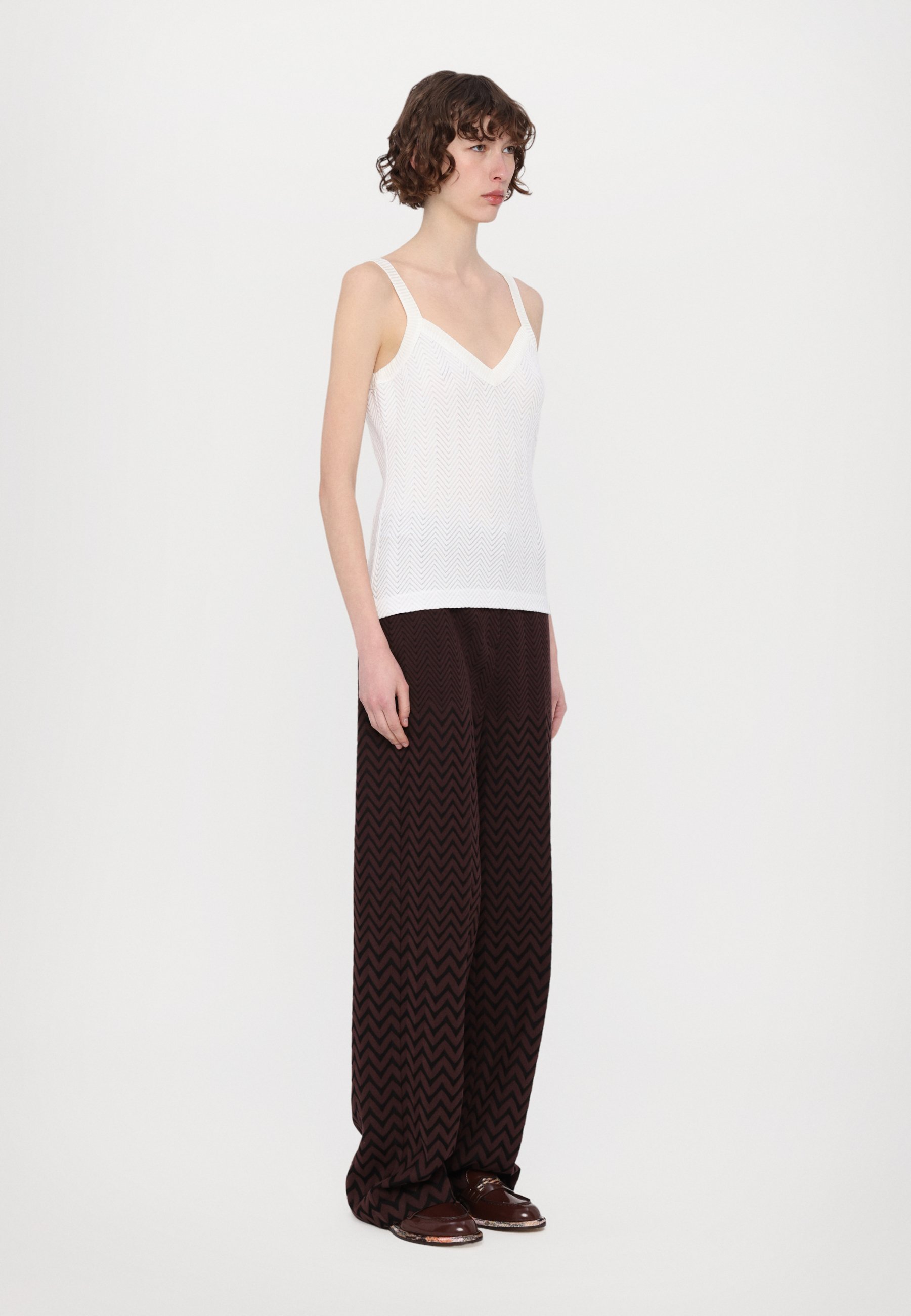 Missoni TANK - Top - bianco brillante
