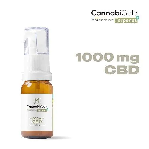 CannabiGold Terpenes+ 1000 mg CBD 12 ml