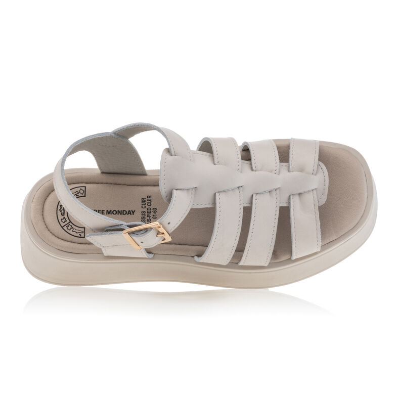 Beige sandaler / åben tå sko til kvinder