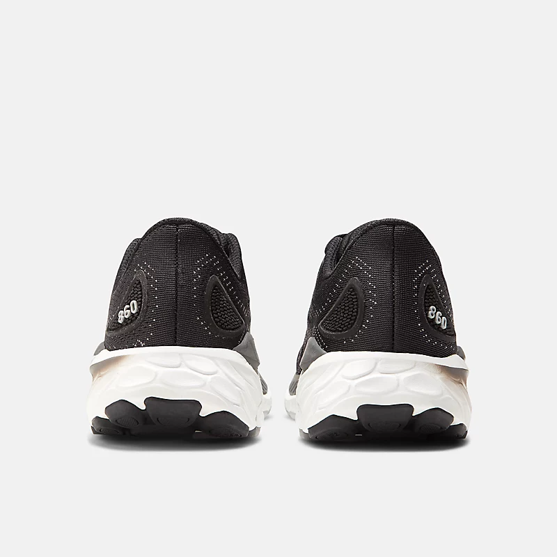 Damskie buty Fresh Foam X 860v13 – czarne z białym i zamkowym wzorem