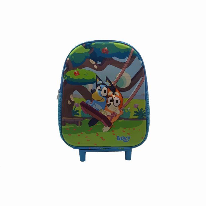 Disney Bluey - Mochila con ruedas azul cielo 120126
