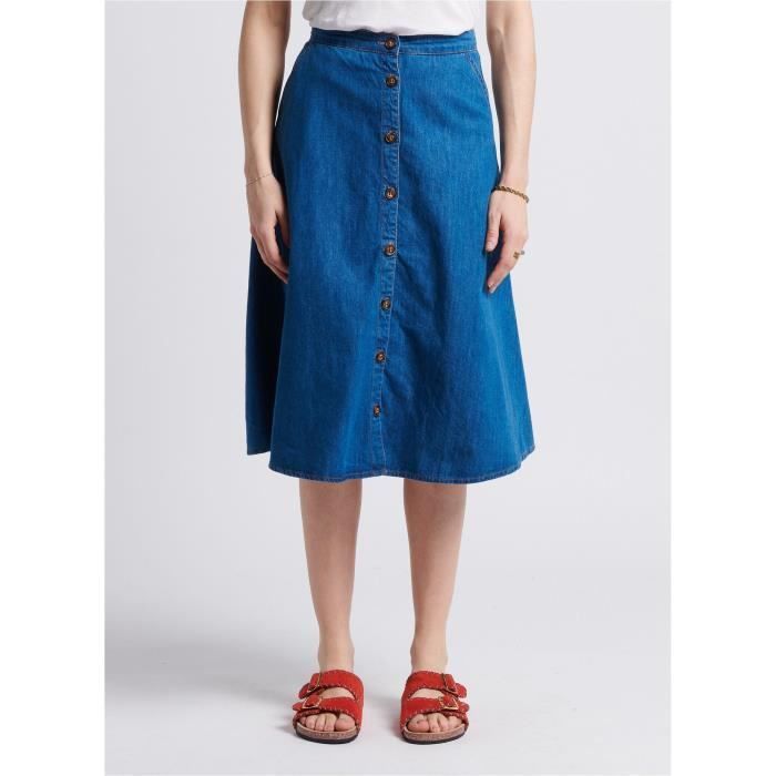 Jupe en jean femme La Petite Étoile Joana