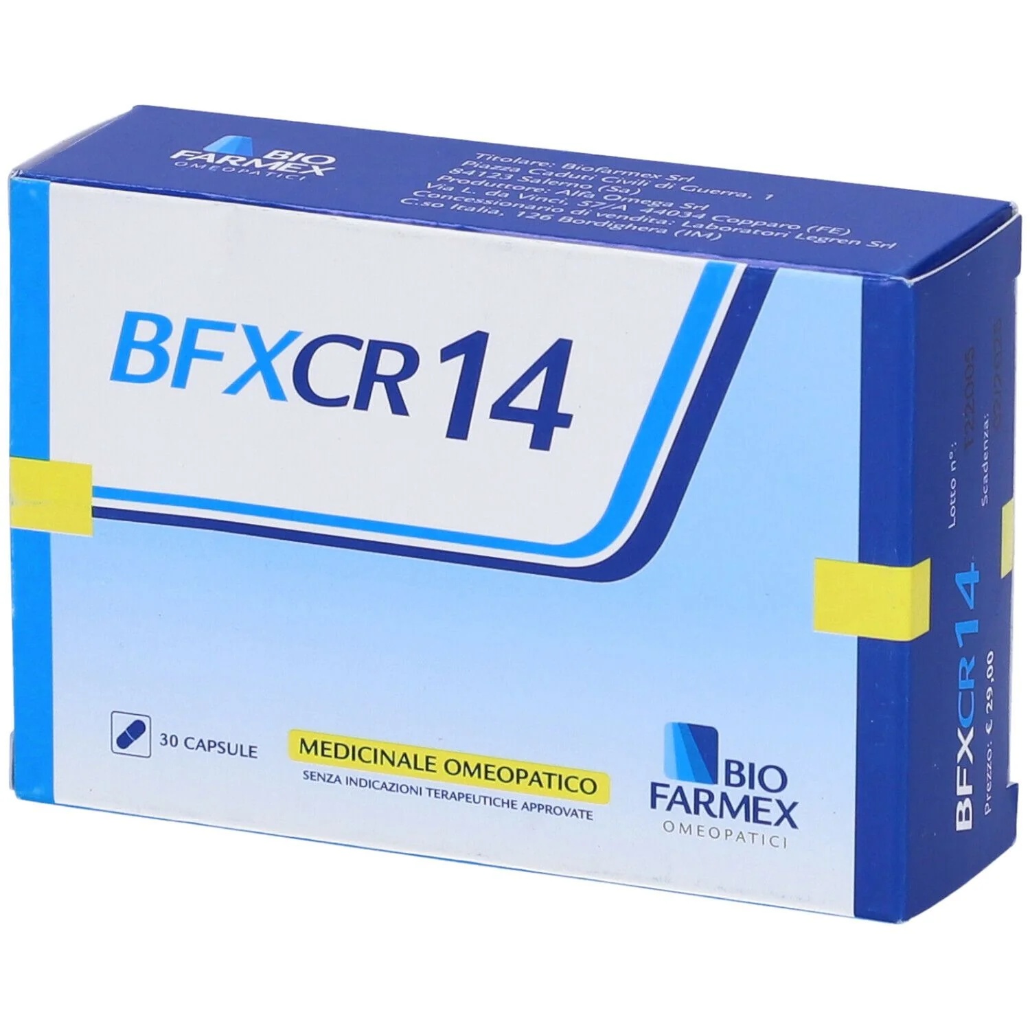 BIOFARMEX Bfx Cr 14 30 capsules 500 mg
