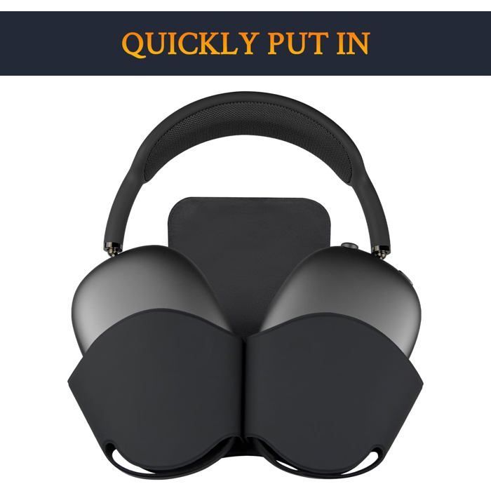 SOULWIT Smart Portable Case for AirPods Max, Magnetic Protective Cover with Low Power Mode Support
