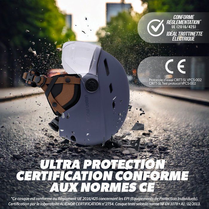 Protective Helmet - T'NB - Visor - Size M - Anti-scratch visor - Optimal ventilation