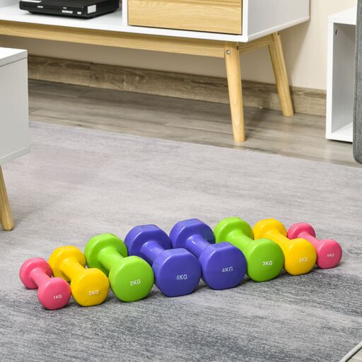 Homcom 8-teiliges Hantelset