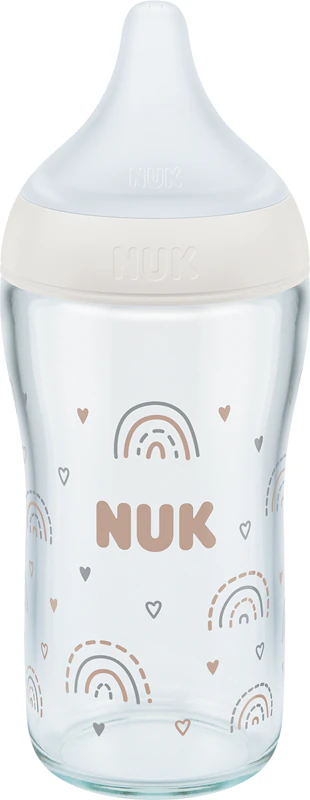 Mamadeira de vidro NUK Perfect Match com controle de temperatura