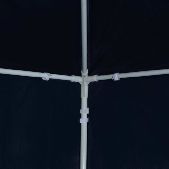 Tenda para Festas - VIDAXL - 3 x 3 m - Azul - Resistente aos Raios UV - Fácil de Montar