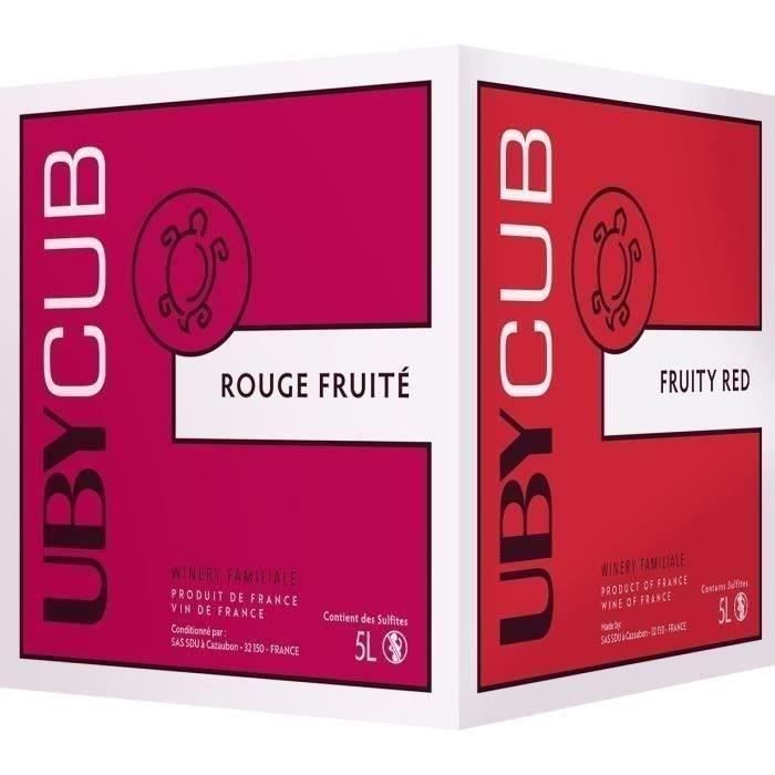 BIB 5L UBY CUB Vin de France vino rosso 2024