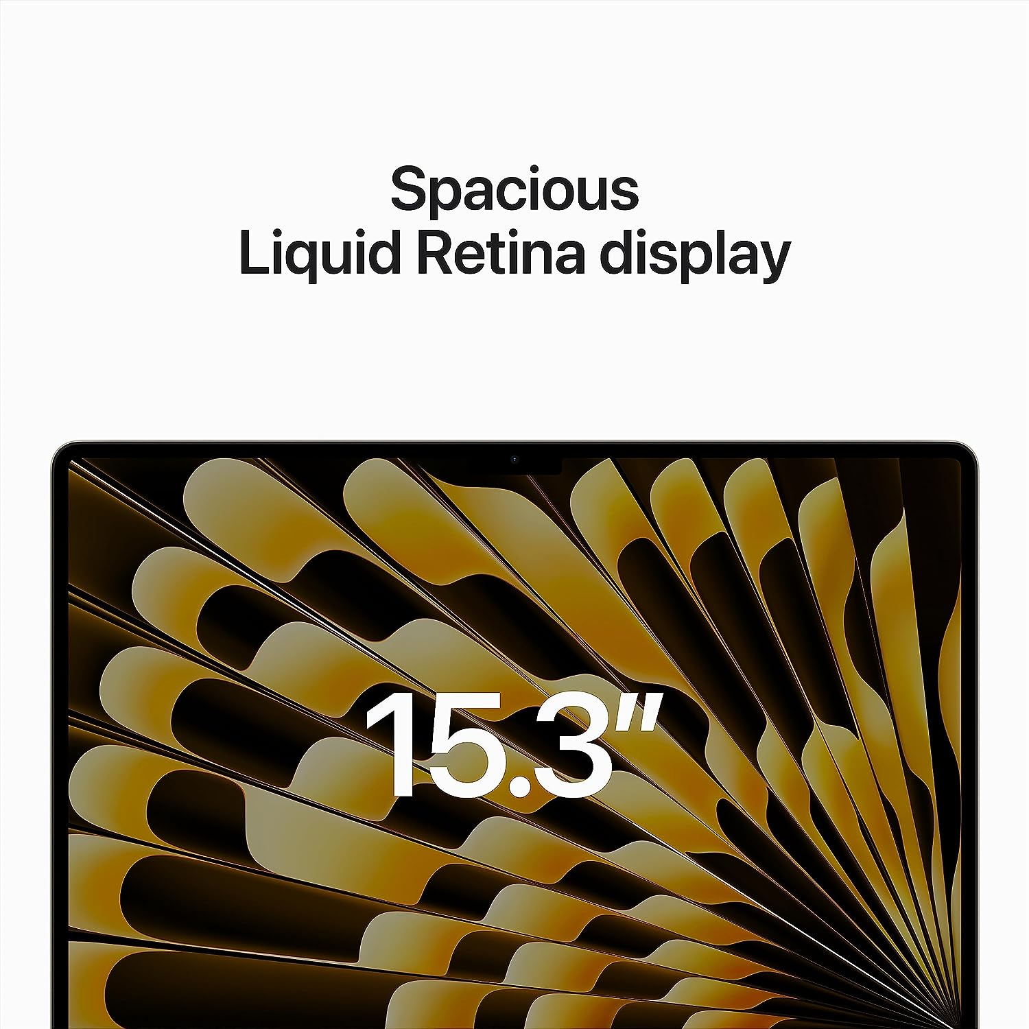 Notebook Apple MacBook Air 2023 s čipem M2: 15,3palcový displej Liquid Retina, 8 GB unifikované paměti, 256GB SSD úložiště, 1080p FaceTime HD kamera, Touch ID