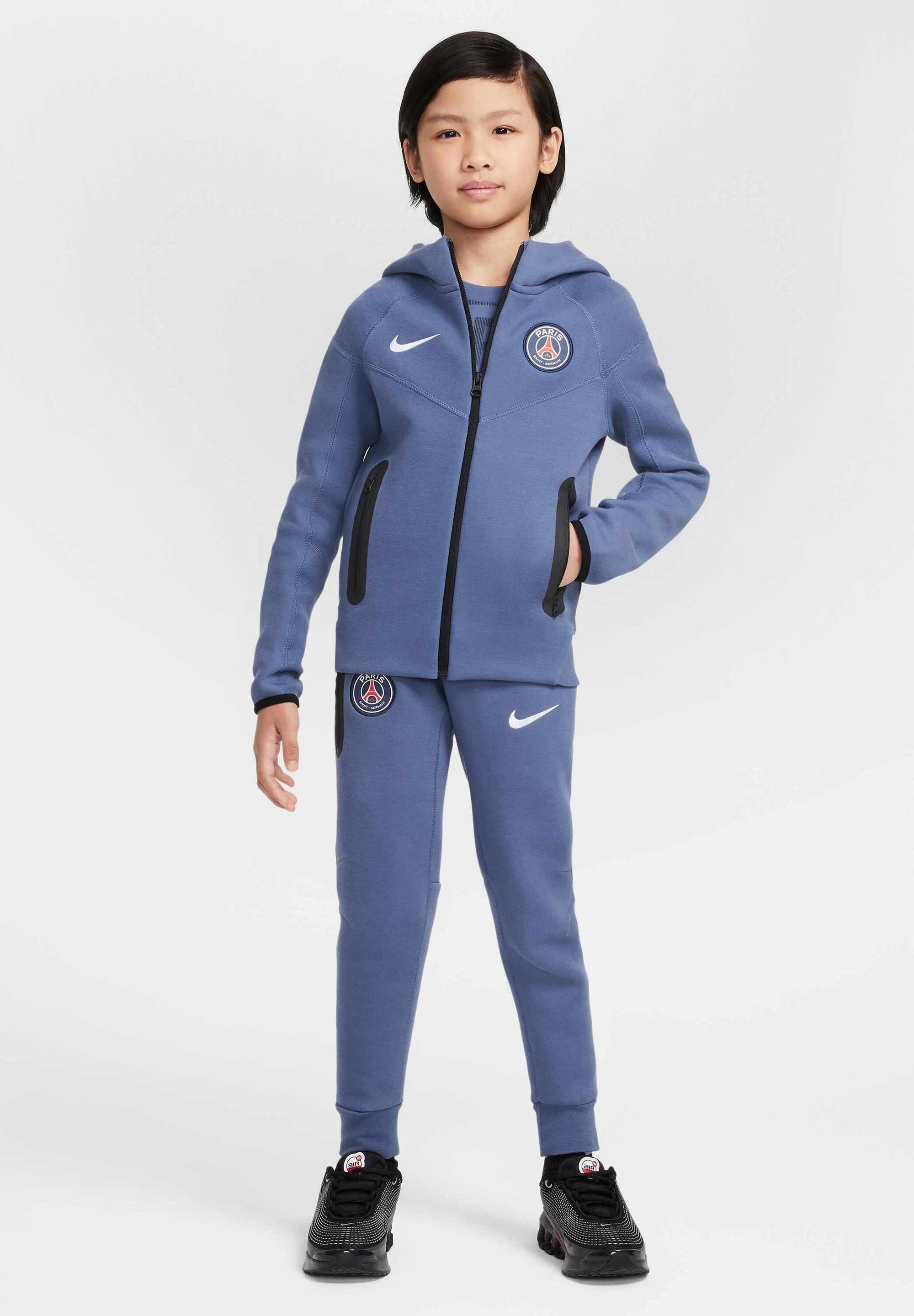 Nike Performance PARIS GERMAIN PSG B NSW TECH - Mikina - black/white