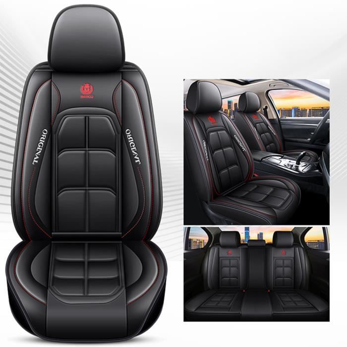 Housse de siège de voiture - MOMOTOU - Universelle - Cuir PU - Installation facile - Compatible airbag