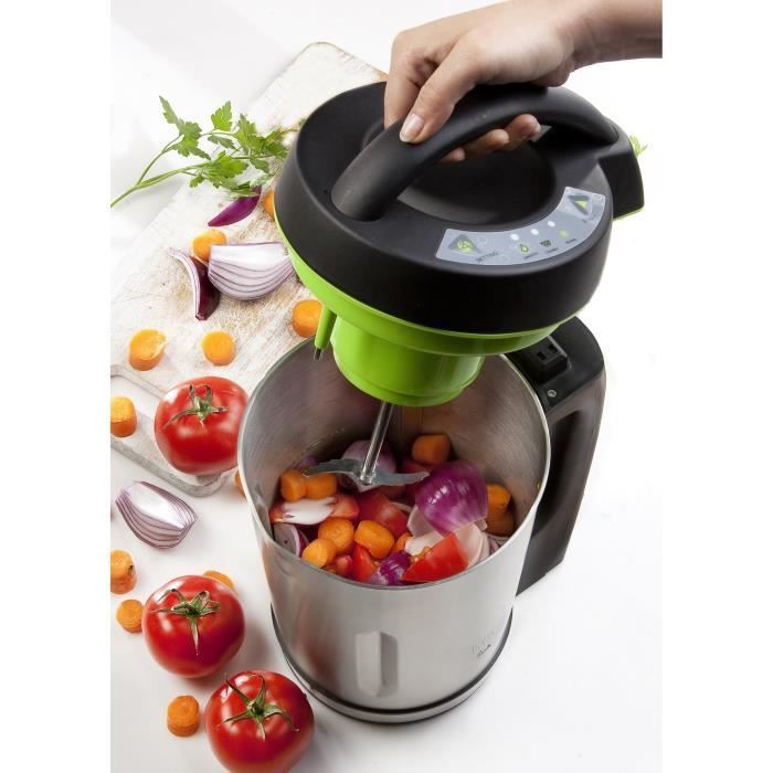 Licuadora con calefacción DOMO - Negra - 1.6L - 3 programas - 1000 vatios - DO498BL