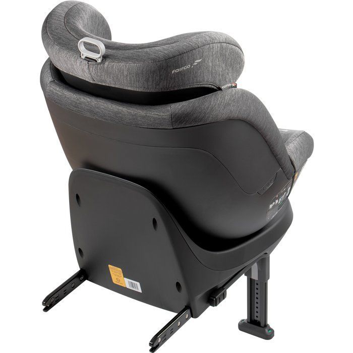 Silla de coche BABYAUTO Magna Plus - Grupo 0/1/2/3 - I-Size - 40/125 cm - Isofix - Giro de 360° - Reclinable - Gris