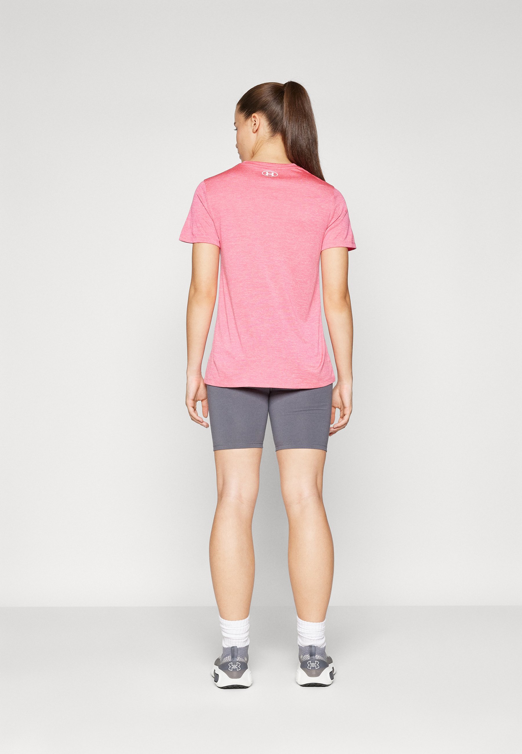 Leggings Under Armour RIVAL SHORT - castlerock/nero