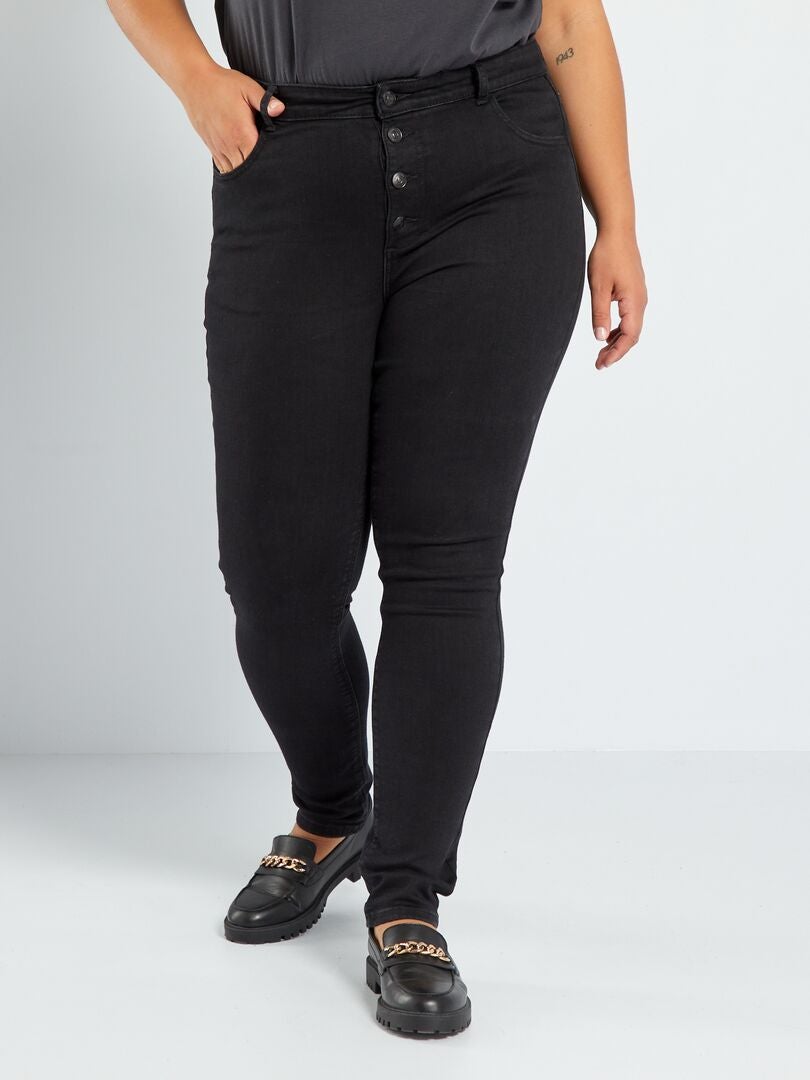 Calça Skinny Stretch - 5 Bolsos - Tamanho 30 - PRETA