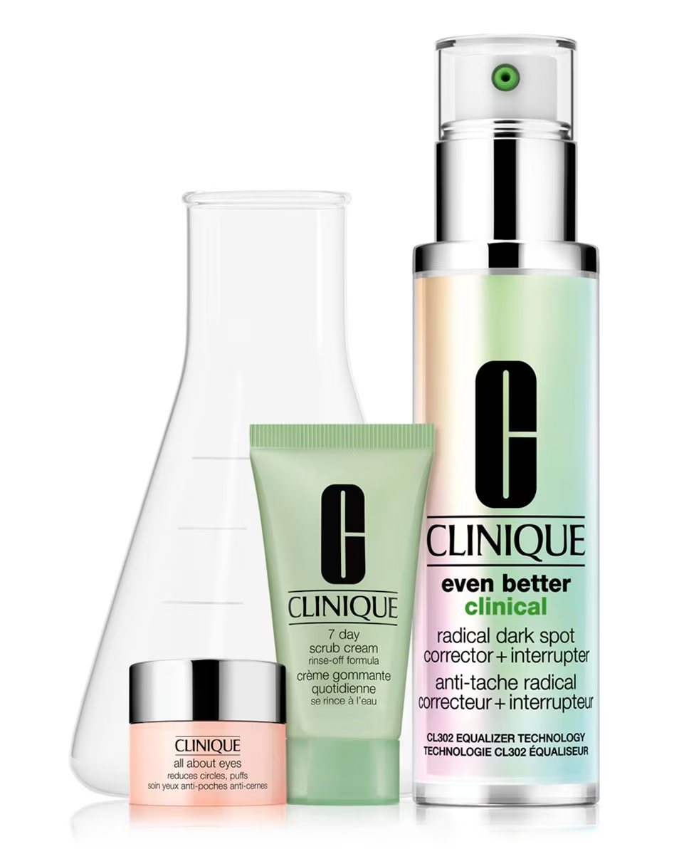 CLINIQUE EVEN BETTER CLINICAL™ SER RADICAL CORRECTOR PATE ÎNTRERUPTE INTERRUPTOR - VERMINDERT PIGMENTATIE & ACNE-LITTEKENS