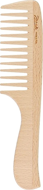 JANEKE Peine Janeke con mango de madera de haya. Ideal para todo tipo de cabello.