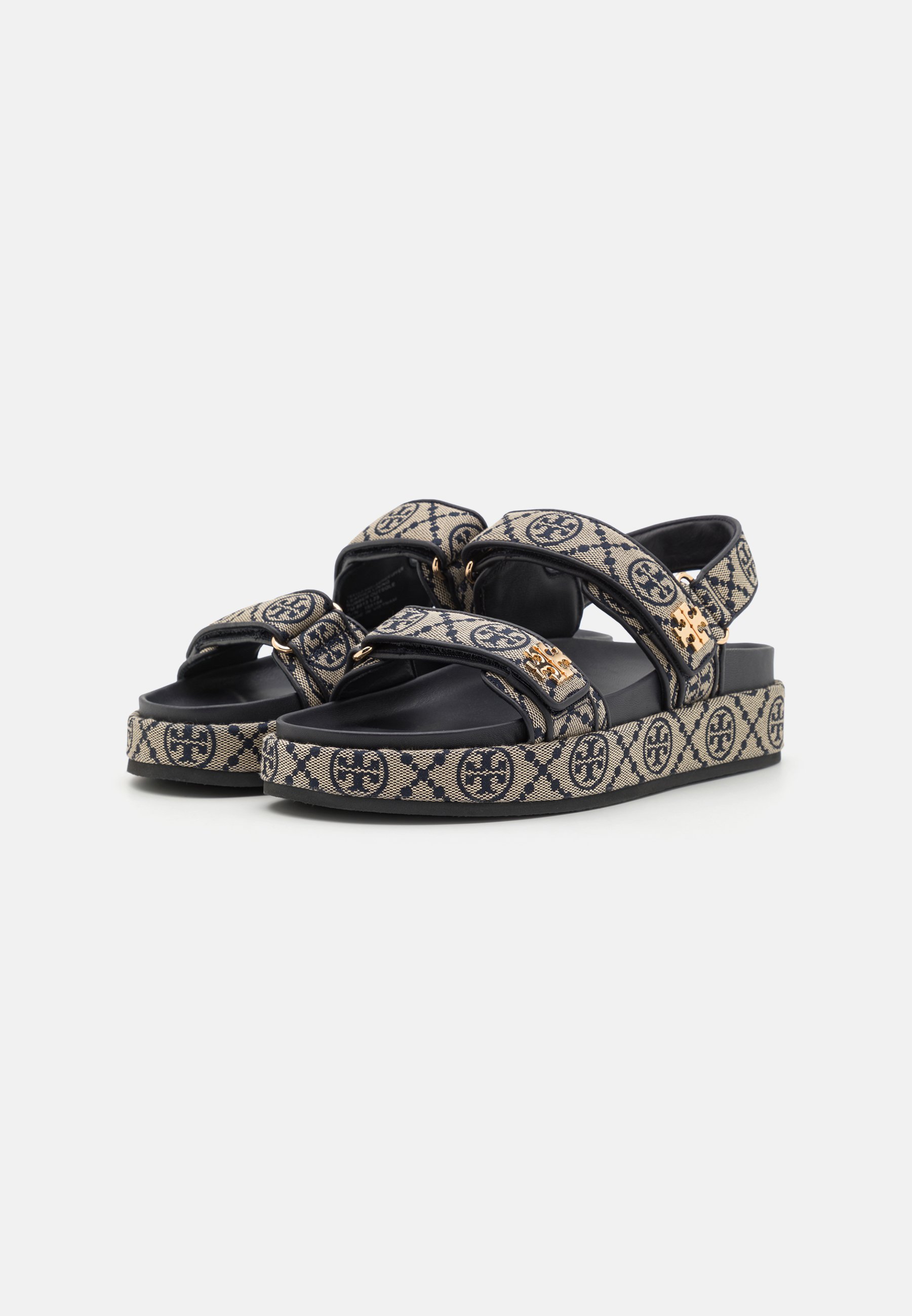 Tory Burch MONOGRAM KIRA SPORT - Platform sandalen - perfect marineblauw