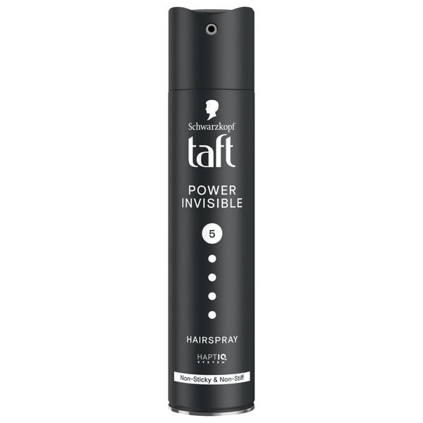 Nevidni lak za lase Taft Power 250 ml