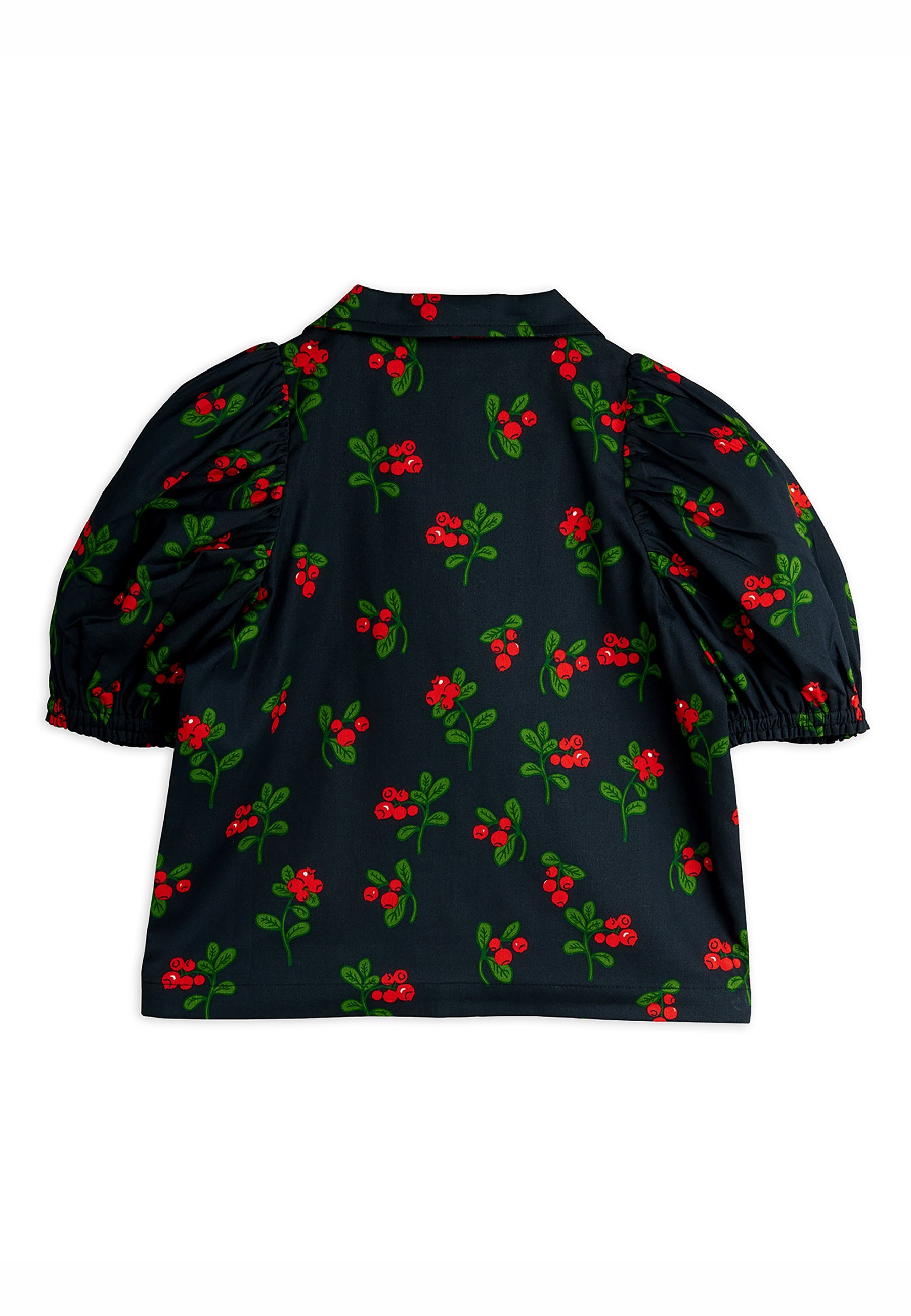 Mini Rodini LINGORBESSEN BLOUSE - Blouse met knoopsluiting - zwart