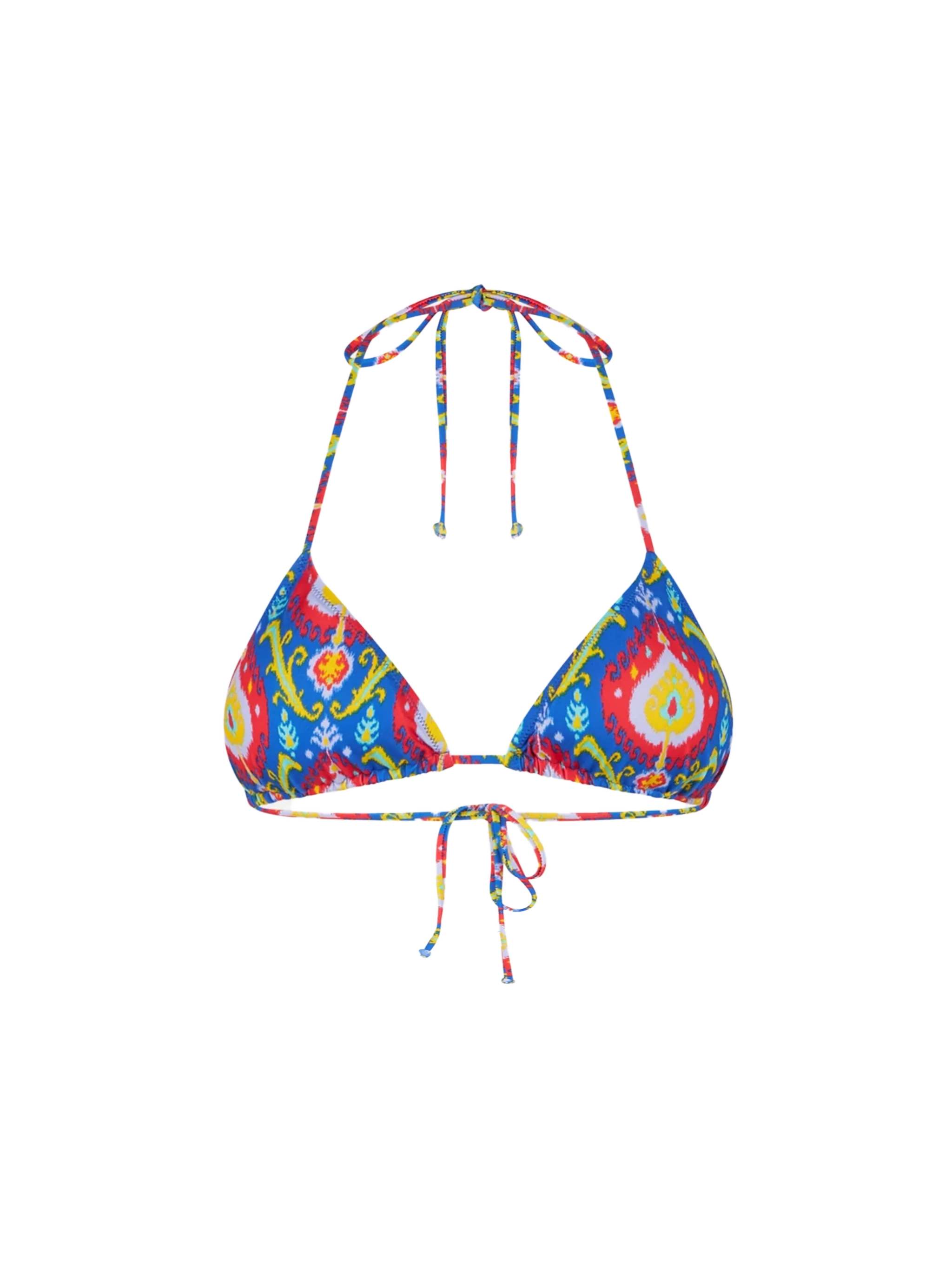 Triangel-Top für Damen mit Ikat-Muster