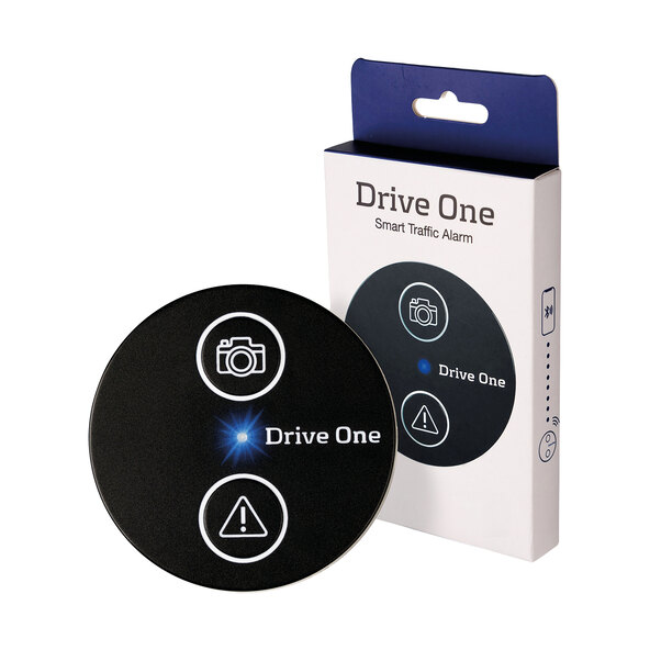 Drive One trafikkvarslingssystem, svart