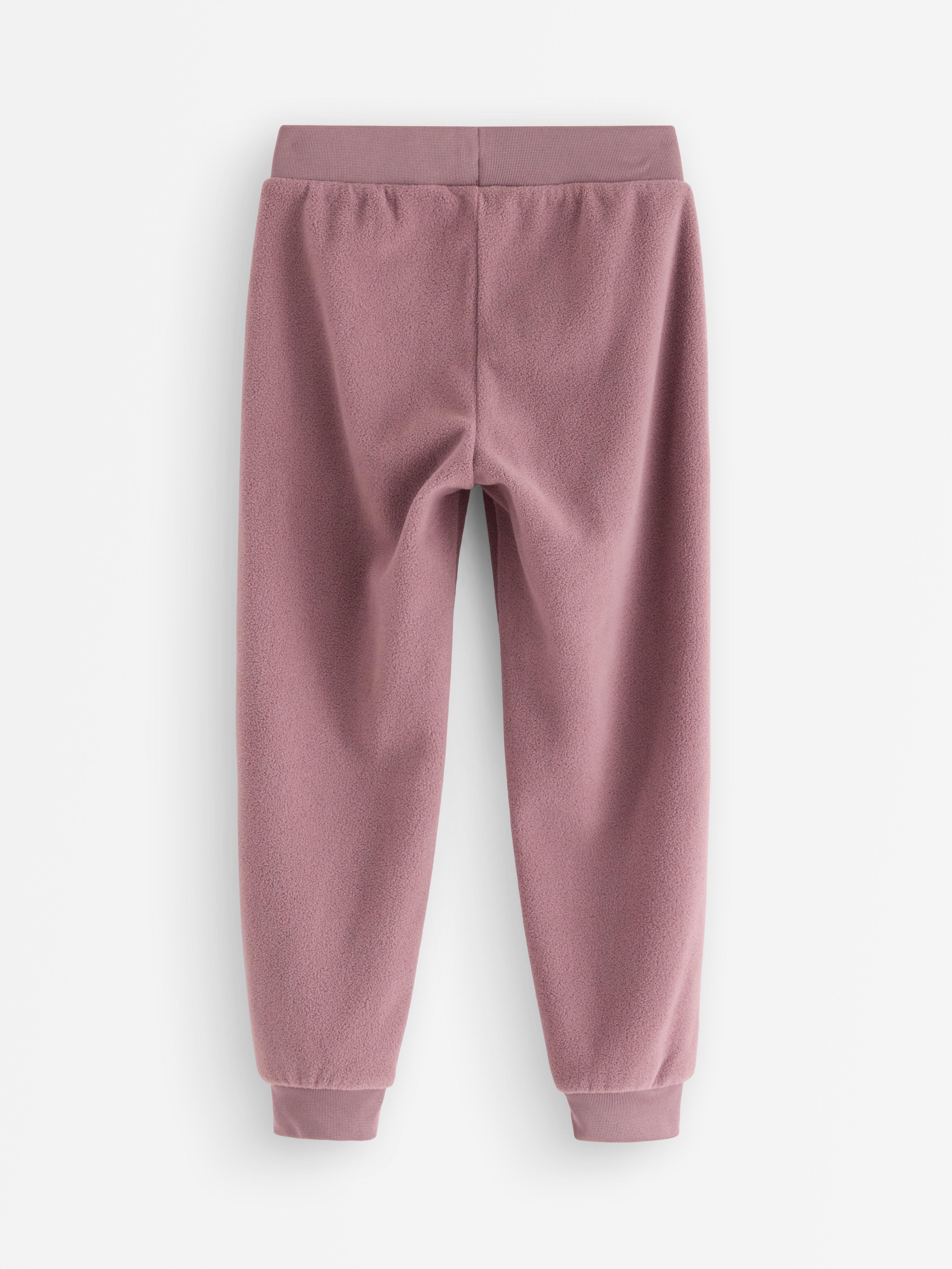 Mikrofleecové tepláky Dusty Lilac