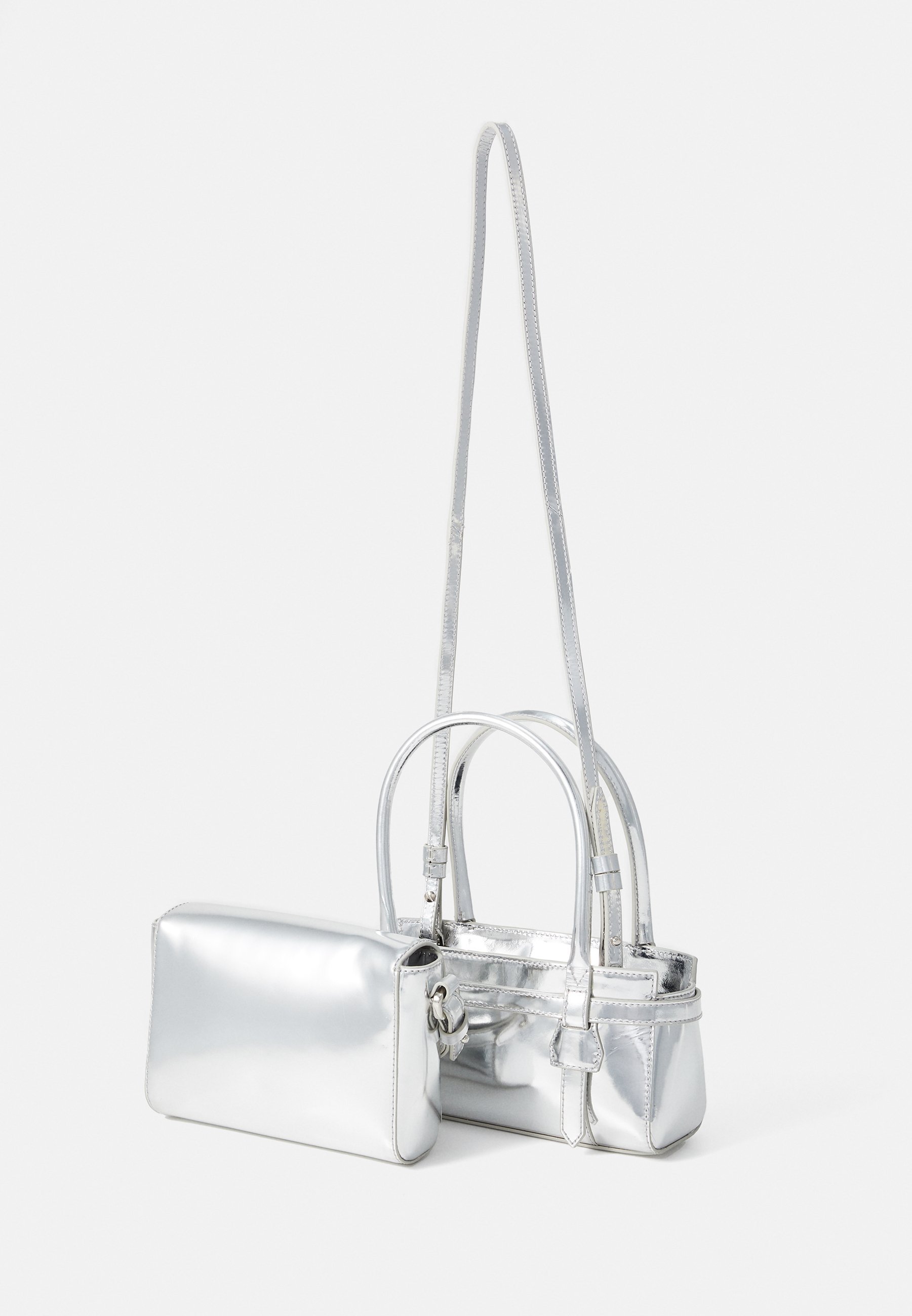 Dsquared2 MINI SCHOUDERTASSET - Handtas - zilverkleurig