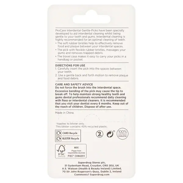 Pro Care puha fogköztisztító kefe 30 db-os - közepes