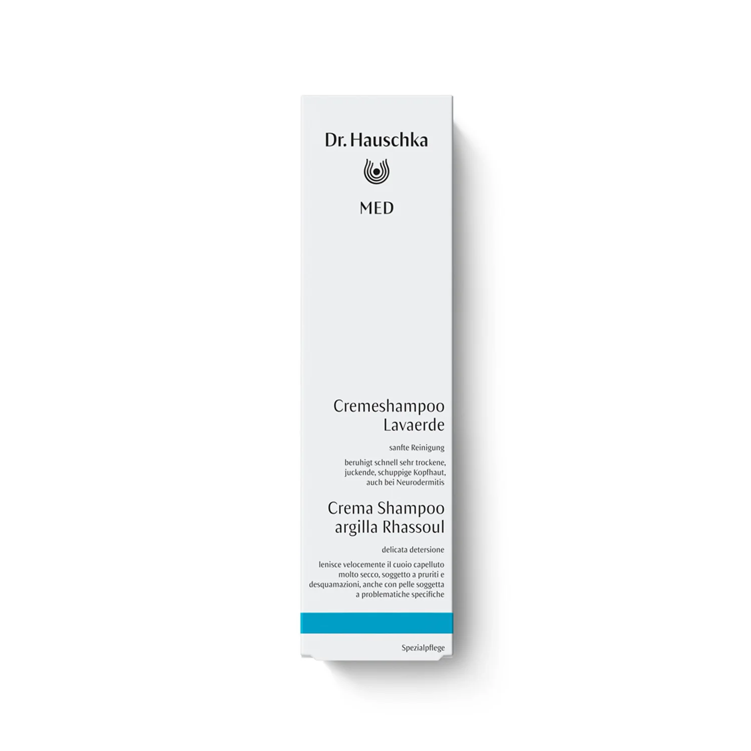 Dr. Hauschka MED Crema shampoo Argilla Rhassoul - Shampoo Delicato, Trattamento Cuoio Capelluto