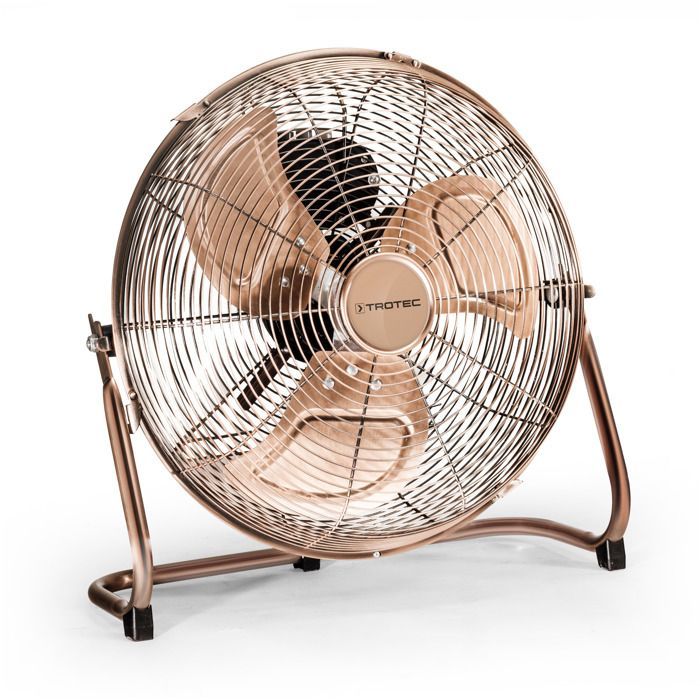 Ventilador de pie - TROTEC - TVM 13 - Diseño retro - 44 W - 3 velocidades - Eje variable hasta 100°