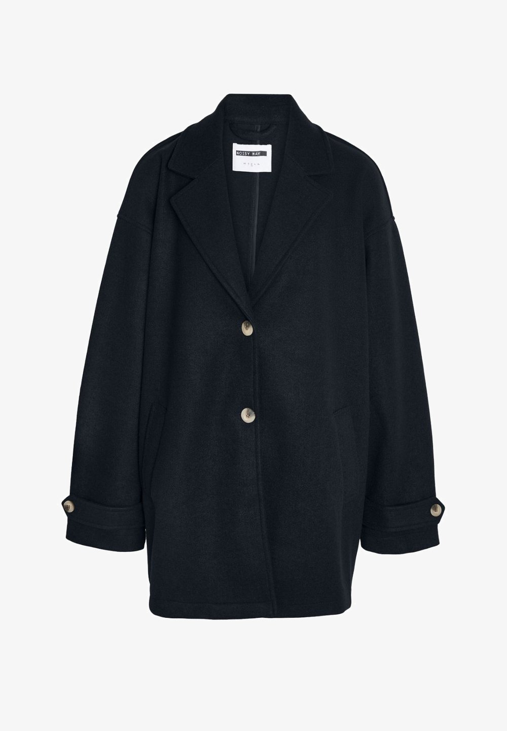 Noisy May NMALICIA OVERSIZE - Klassieke jas - zwart