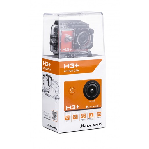Cameră sport Midland H3 cu WiFi, Full HD, rezistentă la apă până la 30 m
