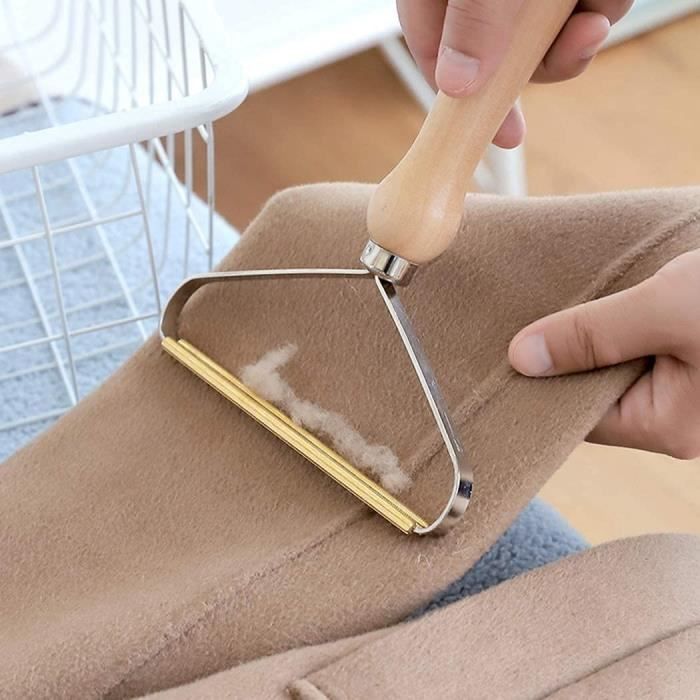 Rasoir Anti Bouloche - ZHUODIKE - Réutilisable - Cuivre Pur - Durable - Pour Vêtements et Tapis