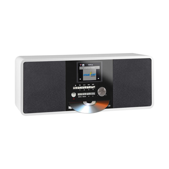 Multifunktionsradio DABMAN i200 CD, vit