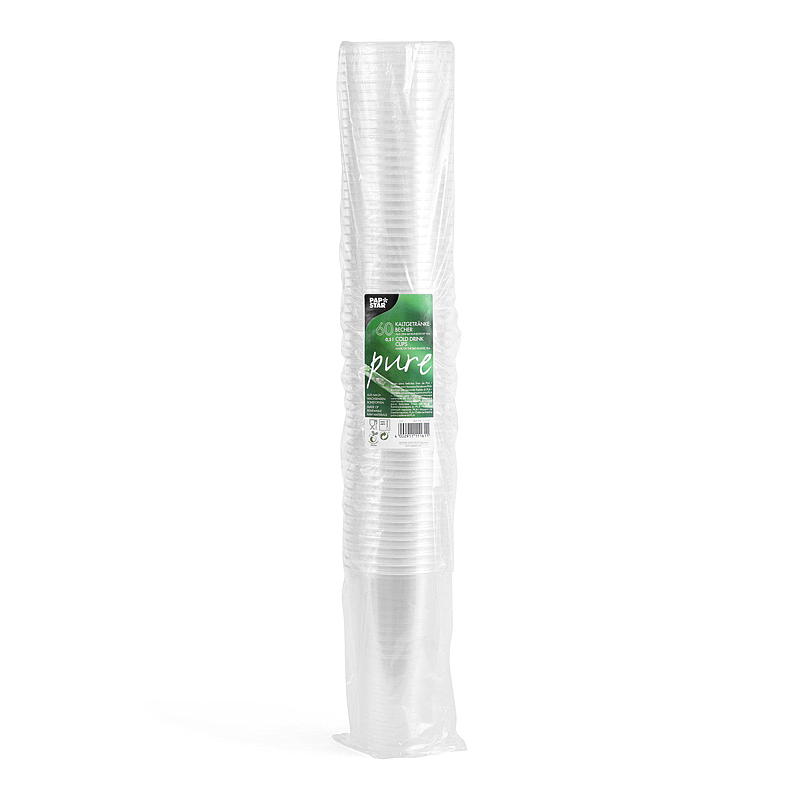 Quick Cup 60-pack 0,5 l, komposterbar PLA-plast