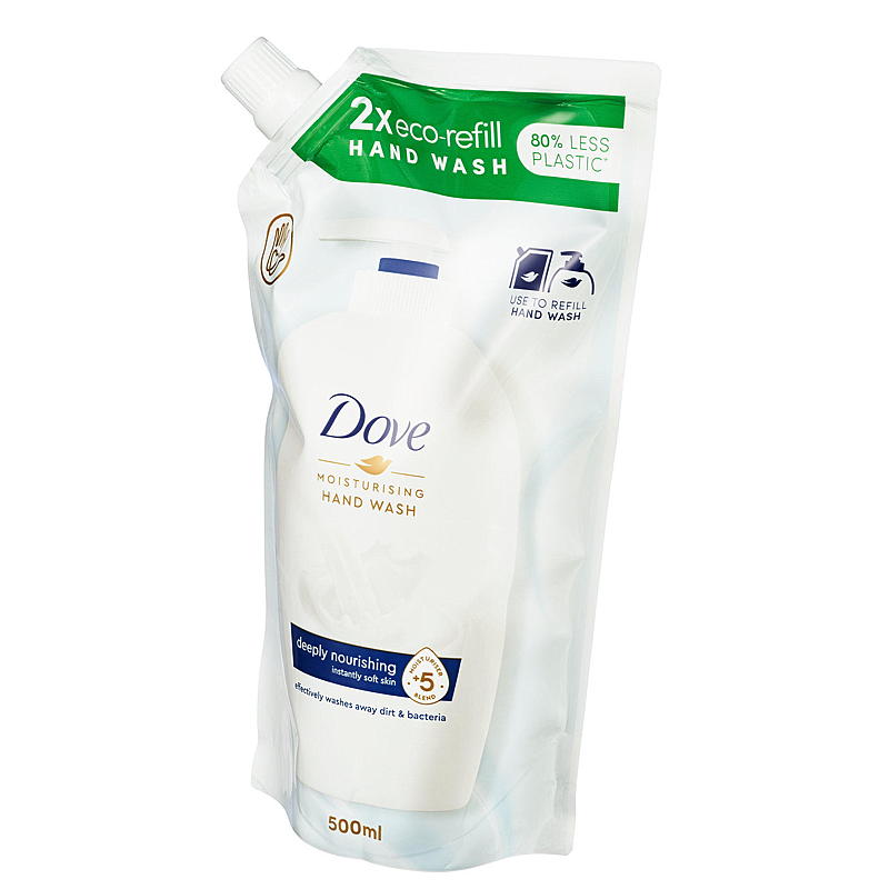 Jabón de manos Dove 500 ml, recarga