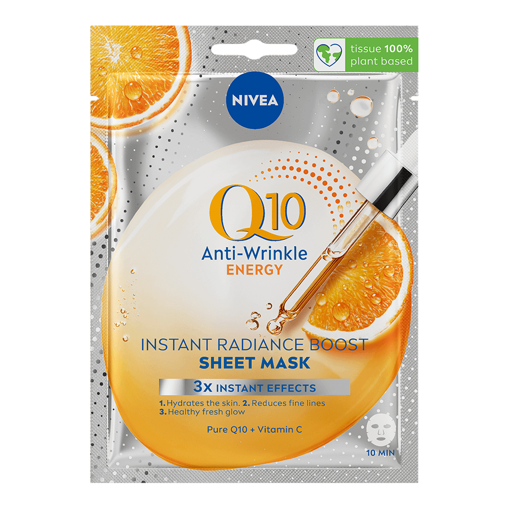 Q10 Energetska maska za lice protiv bora Q10 Energetska maska za lice - NIVEA